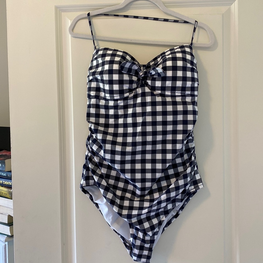 J.Crew Gingham Bathing Suit